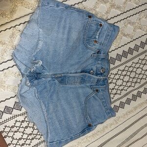 Women’s blue Jean cutoffs